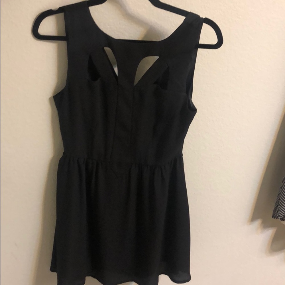Black cocktail dress